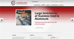 Desktop Screenshot of cumberlandmetals.com